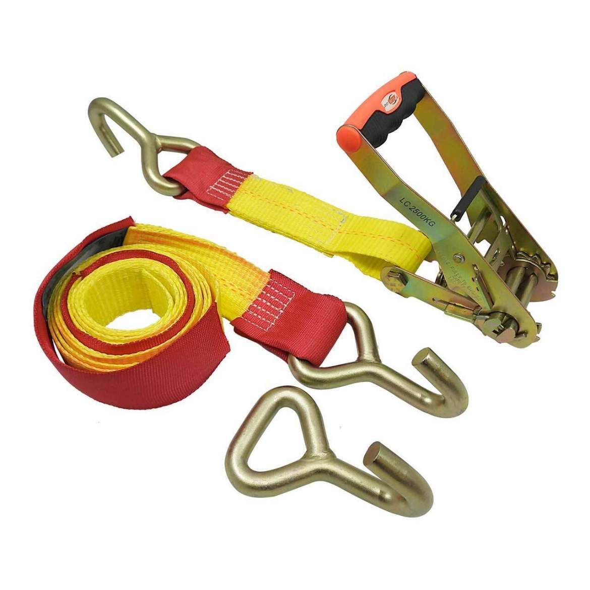 Picture of Secure A Load Car Carrying Double Hook Ratchet Tie-Down Strap