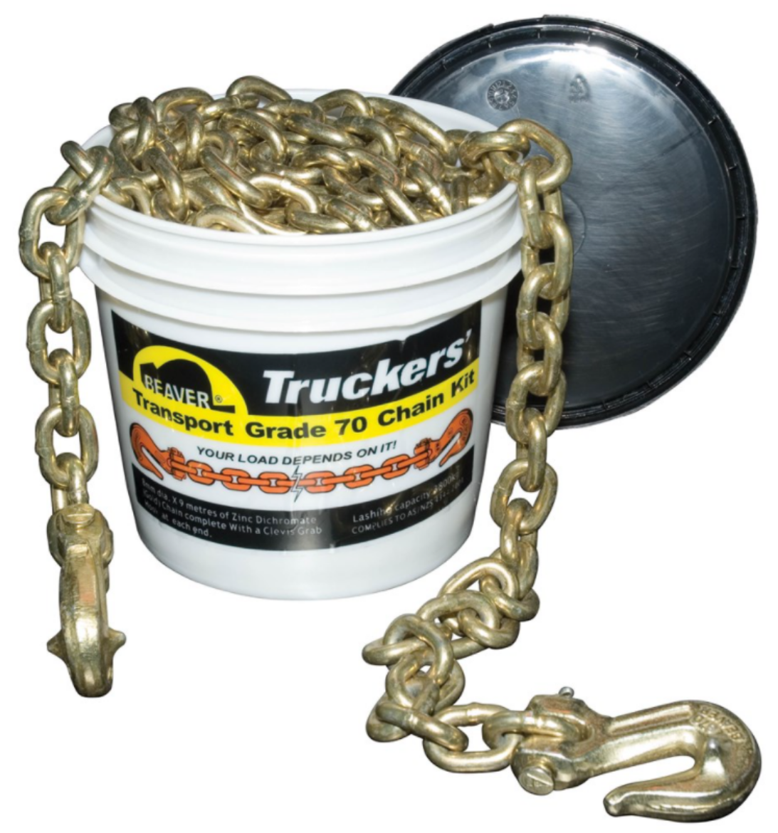 Picture of LOAD CHAIN 6MM GRADE 70 GOLD FW GRABS 6M LC 2300KG