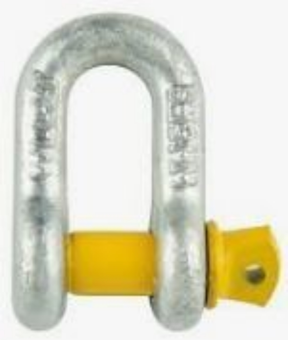 Picture of Shackle Dee Grade S Galvanised 8x10mm WLL 0.75T