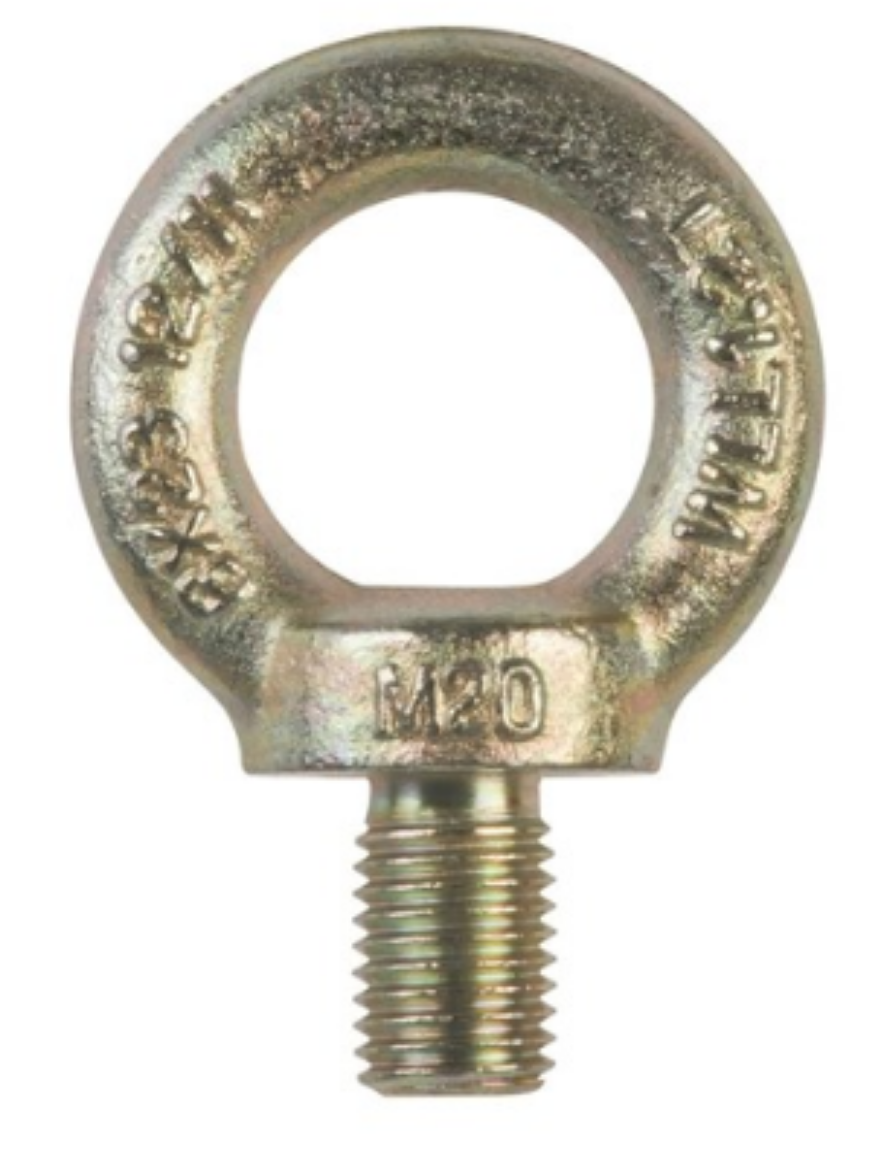 Picture of Eye Bolt ZP Metric WLL 1.2t  Large Eye 20mm