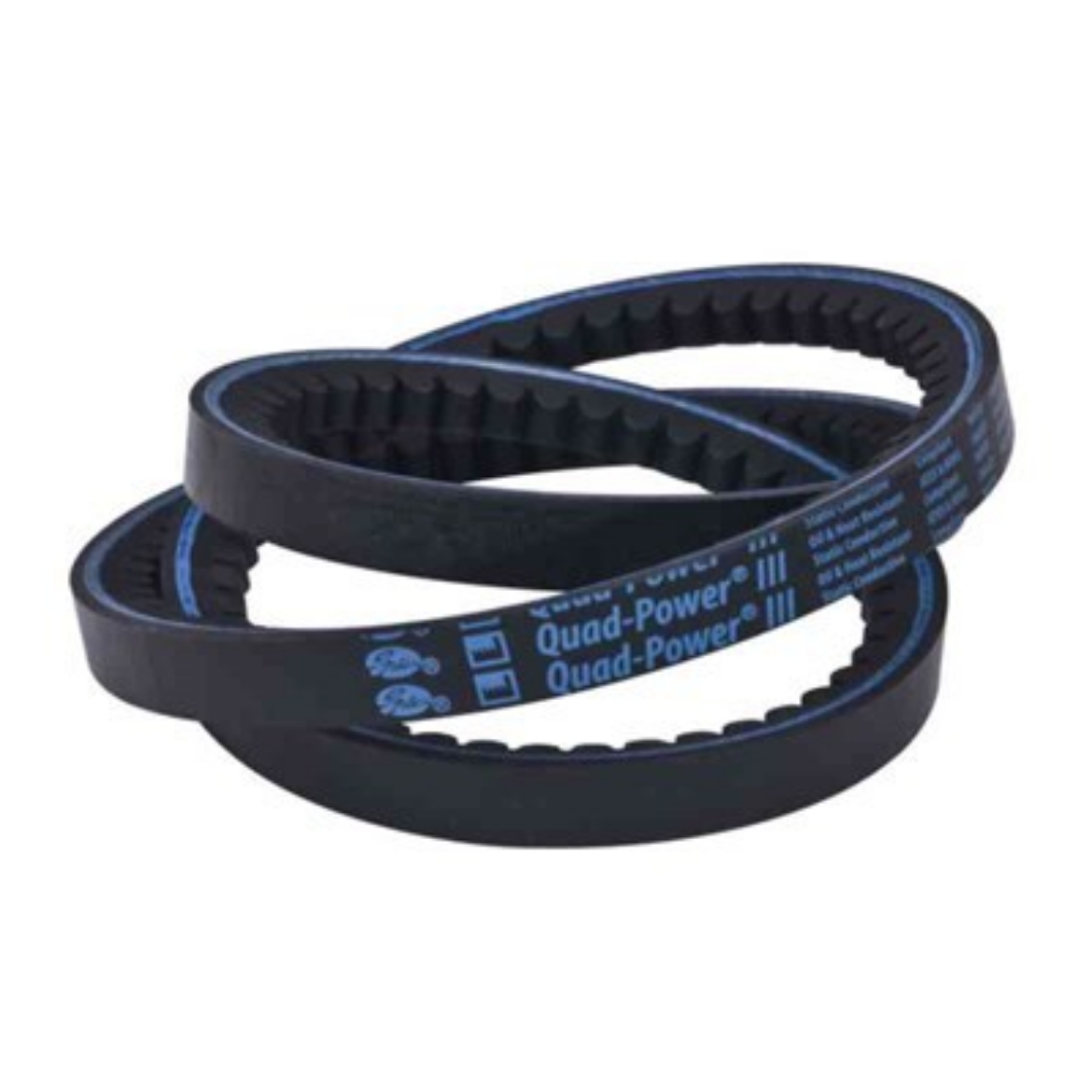 XPB1250GAT INDUSTRIAL V BELT GATES QUAD POWER RAW EDGE NOTCH WEDGE