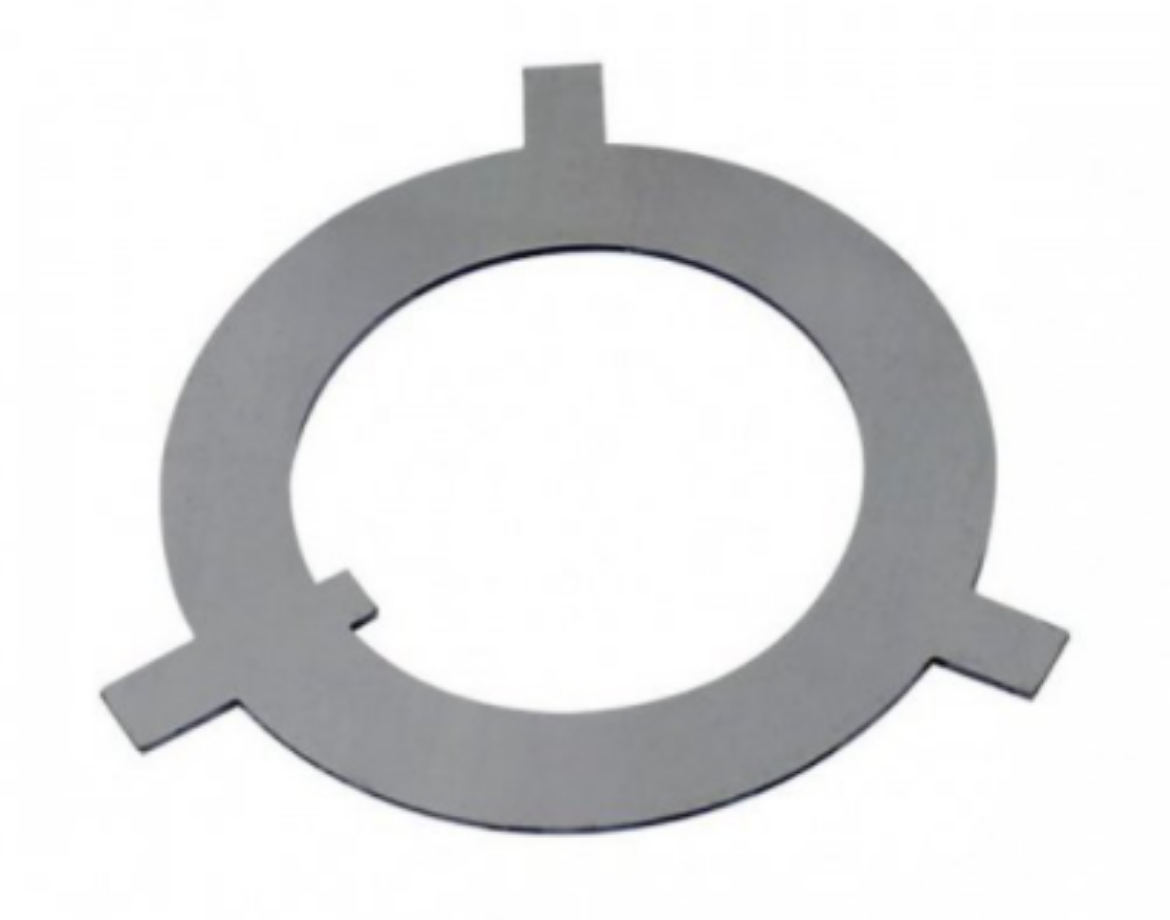 Picture of WASHER, YORK  AXLE LOCK TAB (ALSO SUITS DRAKE) ID 63MM, OD 94MM, 2MM THICK, 3 OUTER TABS, 1 INNER TAB