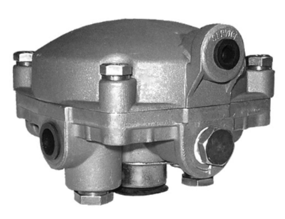 ABC279180 SPRING BRAKE VALVE R6 STYLE CHASSIS MOUNTED, 180' ROTATION