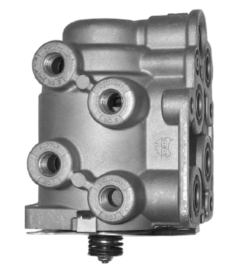 288267 E7 FOOT VALVE WITH MOUNTING STUDS, THREADED MOUNTING PORTS The