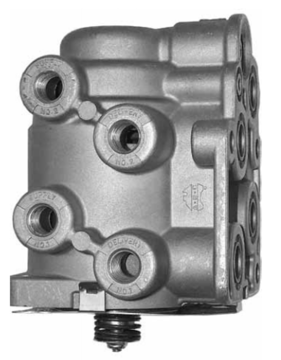 Picture of FOOT VALVE E7 STYLE INTERNATIONAL (WITH MOUNTING STUDS, THREADED MOUNTING PORTS)
(REPLACES 288383, 287440, 287073)