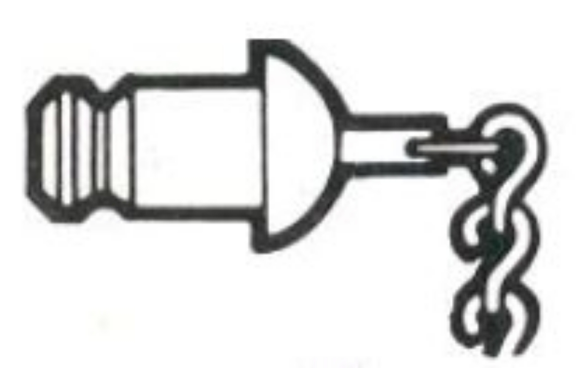 Picture of CA93-79 DUST PLUG & CHAIN FOR FI COUPLERS