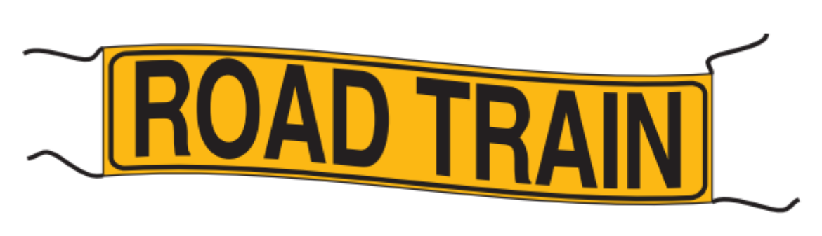 Picture of ROAD TRAIN VINYL REFLECT BANNER 1020X250