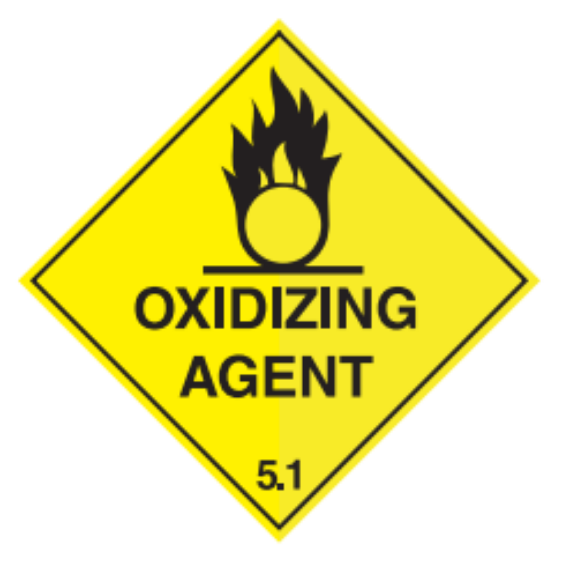Picture of OXIDIZING AGENT-CLASS 5.1 - DECAL (sticker)