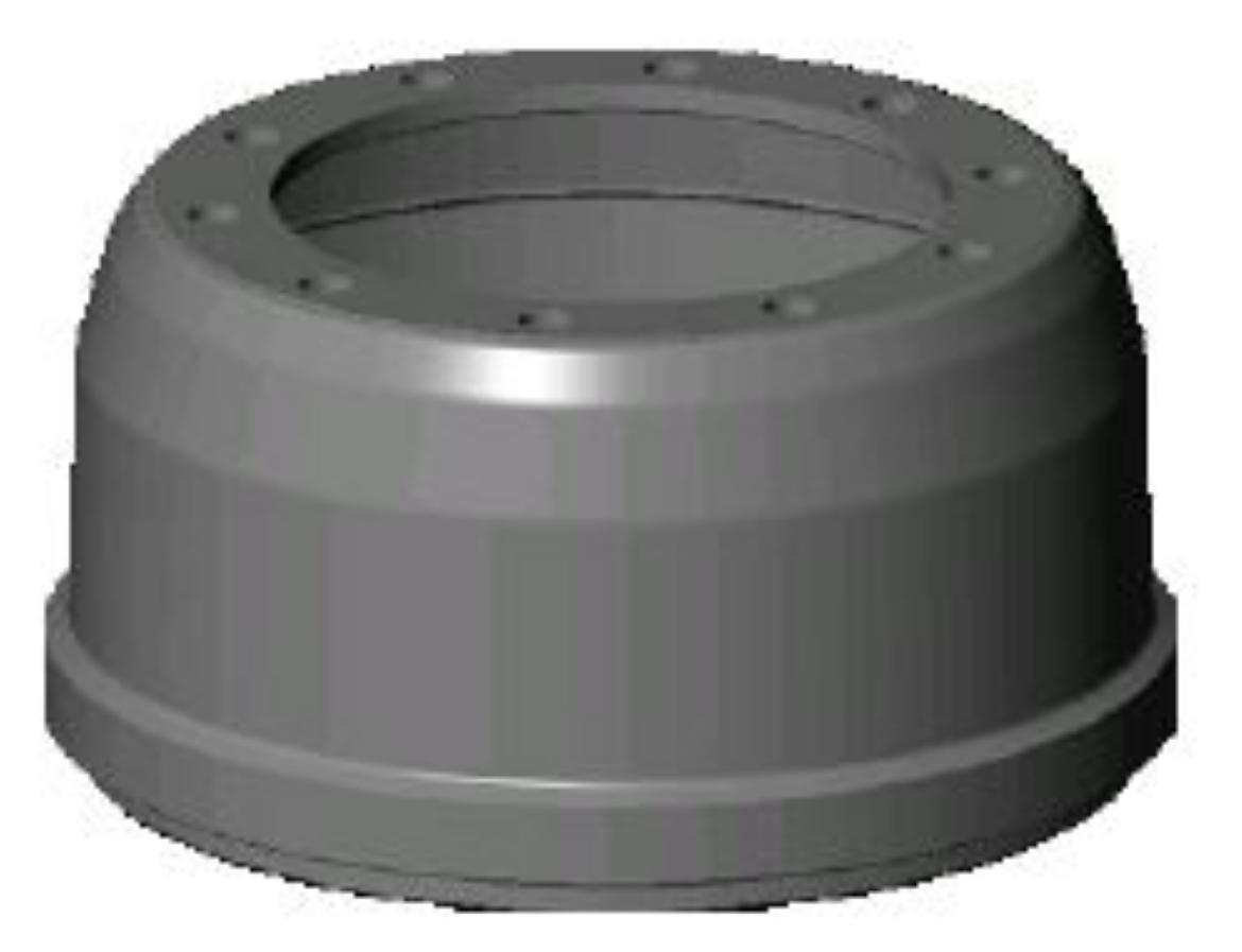 Picture of BRAKE DRUM 10 STUD 335 PCD OUTBOARD RP
