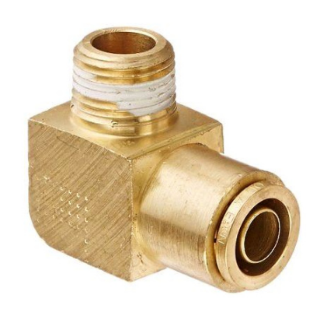 Picture of 1869-4-4 1/4'x1/4' NPT MALE 90' ELBOW AIR BRAKE