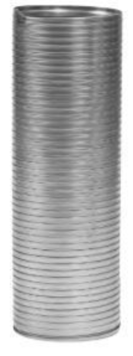 Picture of EXHAUST FLEX STAINLESS 3"ID X 610mm PRECUT LENGTH