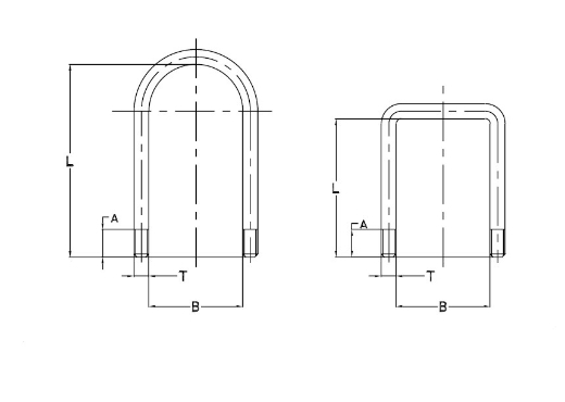 Picture of U BOLT 45MM ROUND 115MM / 4-1/2