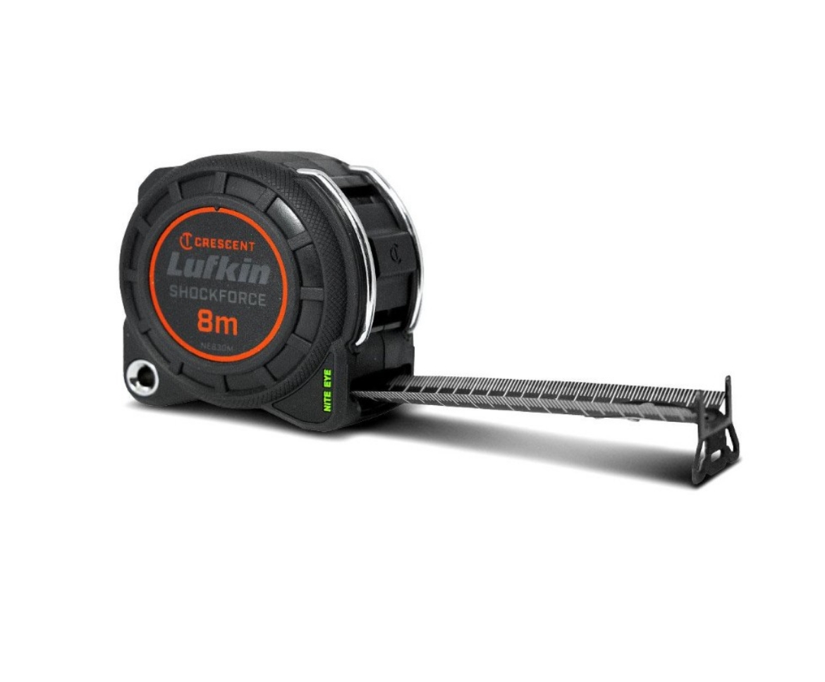 Picture of Lufkin Shockforce Nite Eye Tape Measure 8M X 30MM