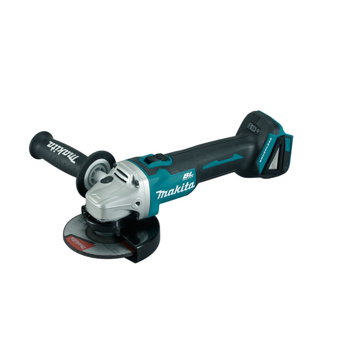 Picture of MAKITA 18V BRUSHLESS 125mm Angle Grinder, Slide Switch, Kick Back Detection - Tool Only