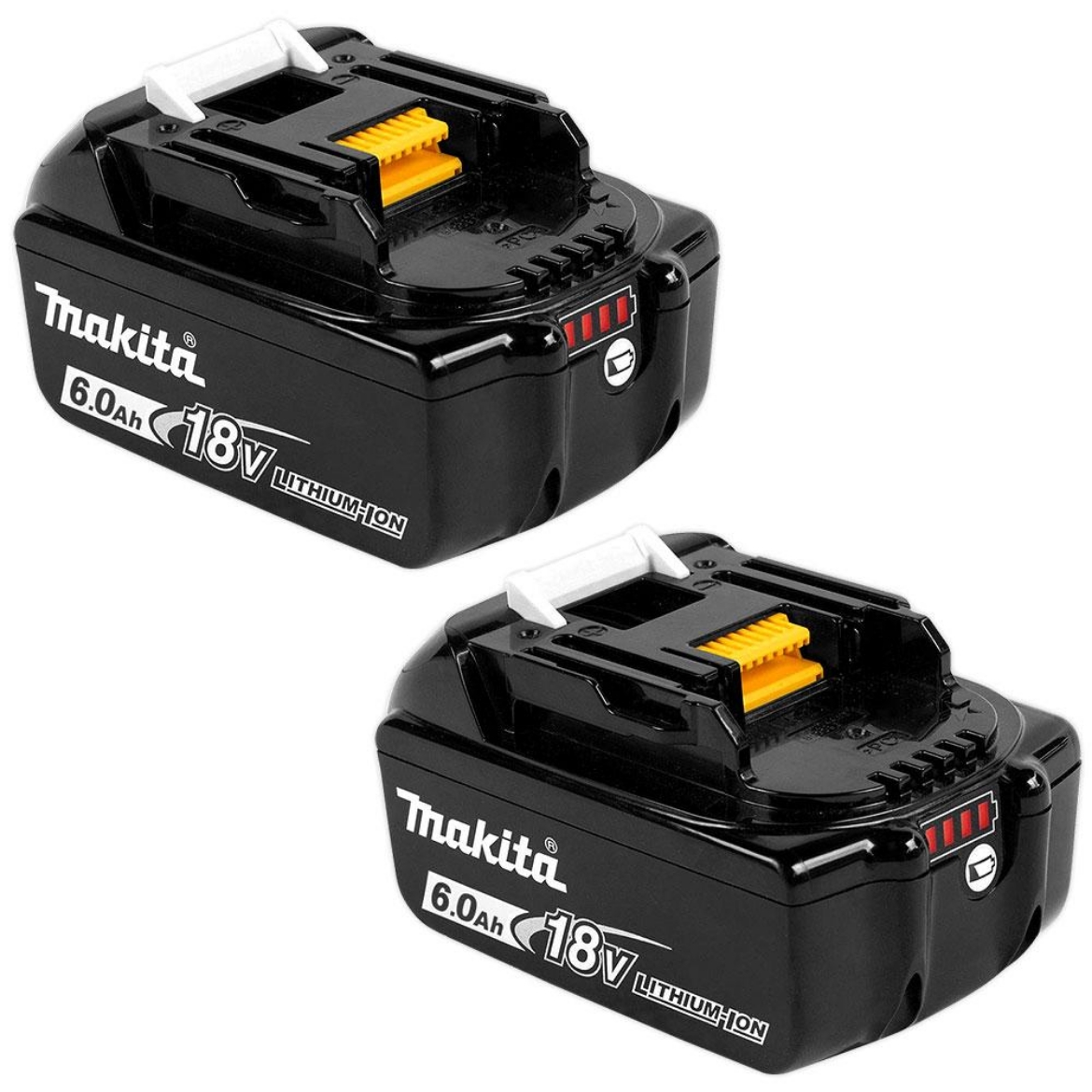 Picture of MAKITA BL1860B 18V 6.0AH TWIN PACK LI-ION (2x6.0AH Batteries)