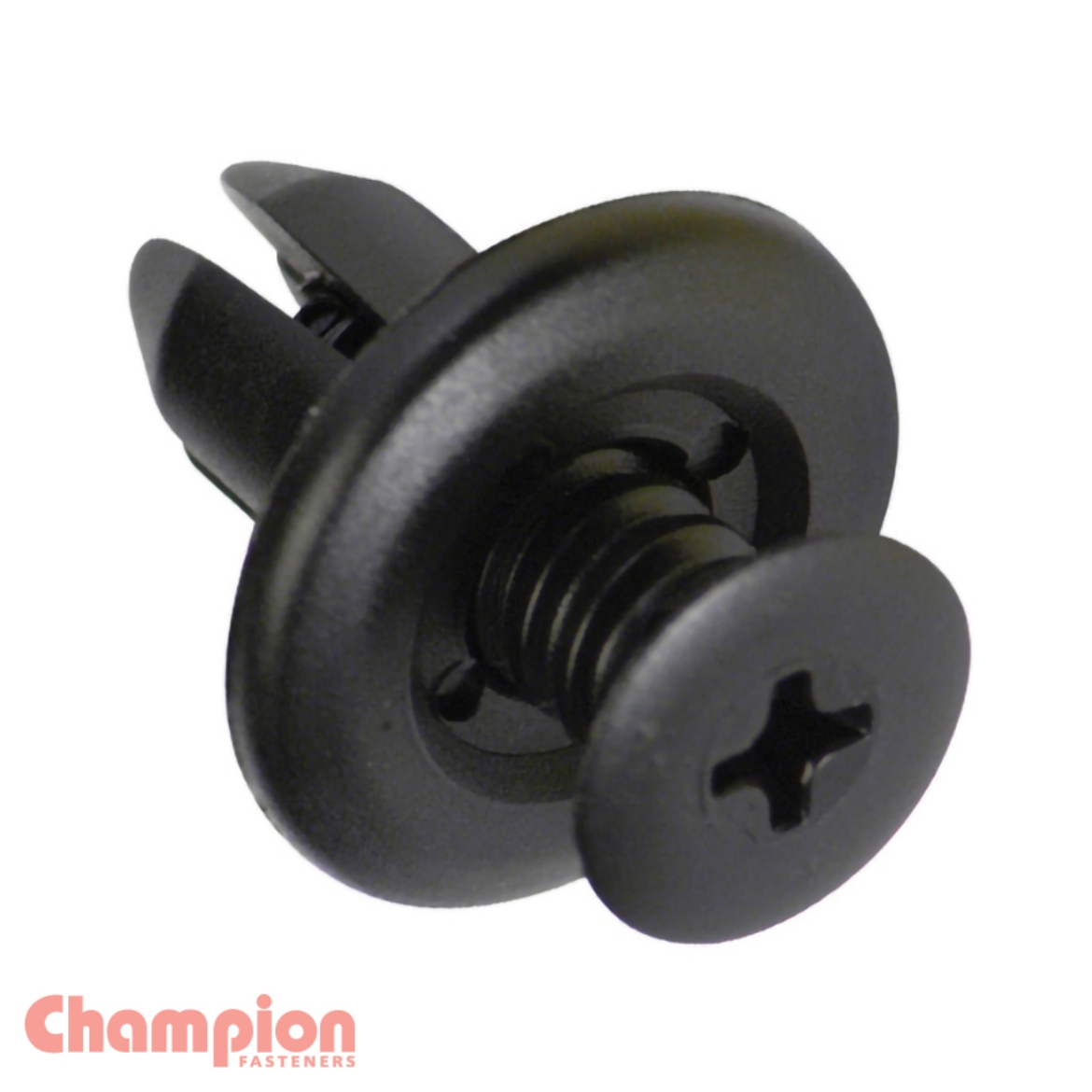 Picture of TRIM CLIP SCRIVETS-COL:BLACK-LEN:18mm-HOLE:6mm-HEAD:15mm