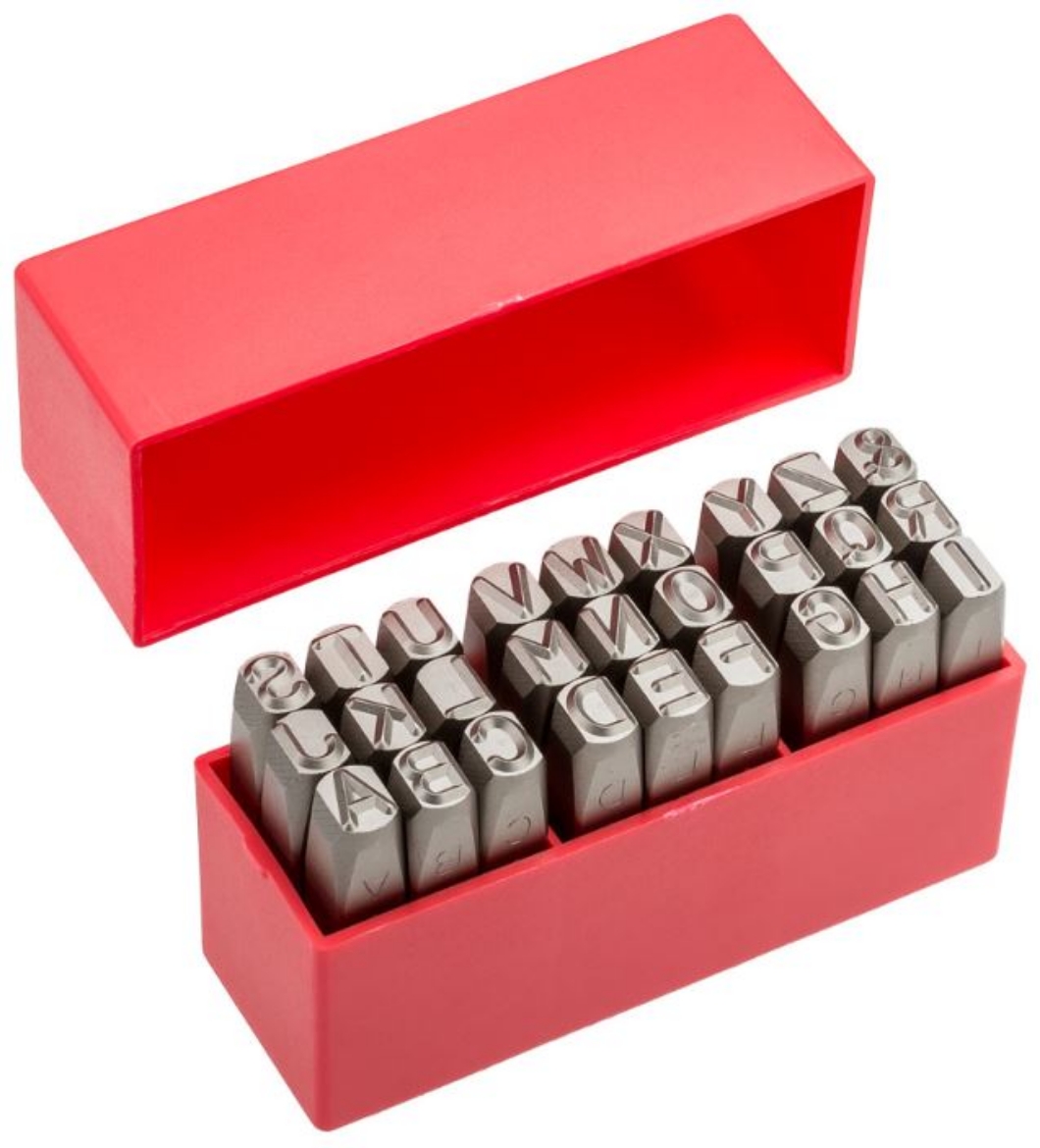 Picture of 12mm Letter Stamps