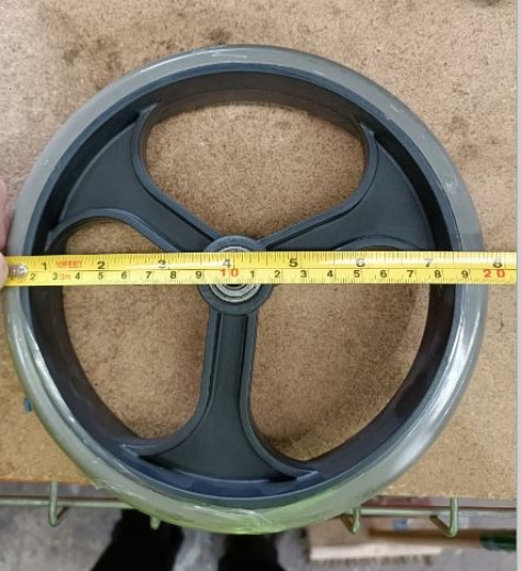 Picture of 80mm Rubber Wheel (Wheelchair Replacement)