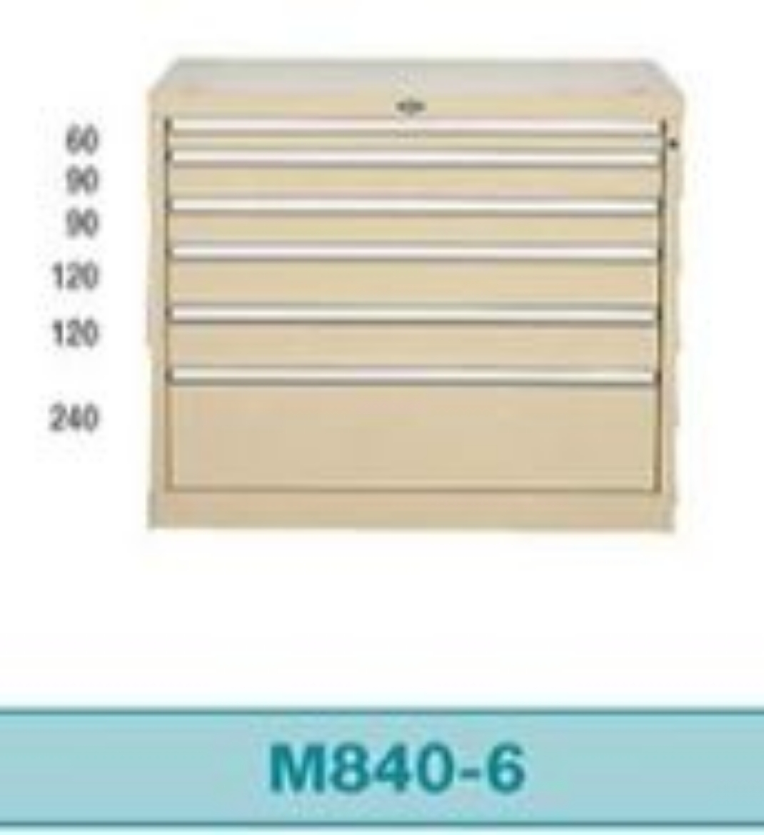 Picture of BAC HIGH DENSITY STORAGE MODULE - 6 DRAWER 1010MM X 575MM X 840MM