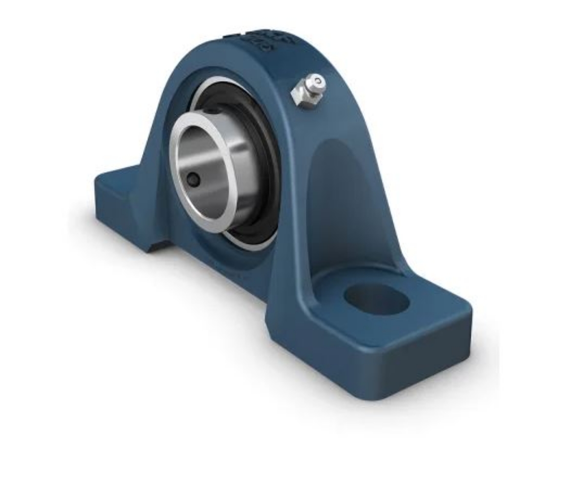 Picture of Pillow Block Ball Bearing Unit - Two-Bolt Base, 2.4375 in Bore, Cast Iron Material, Normal Duty, Non-Expansion Bearing (Fixed)