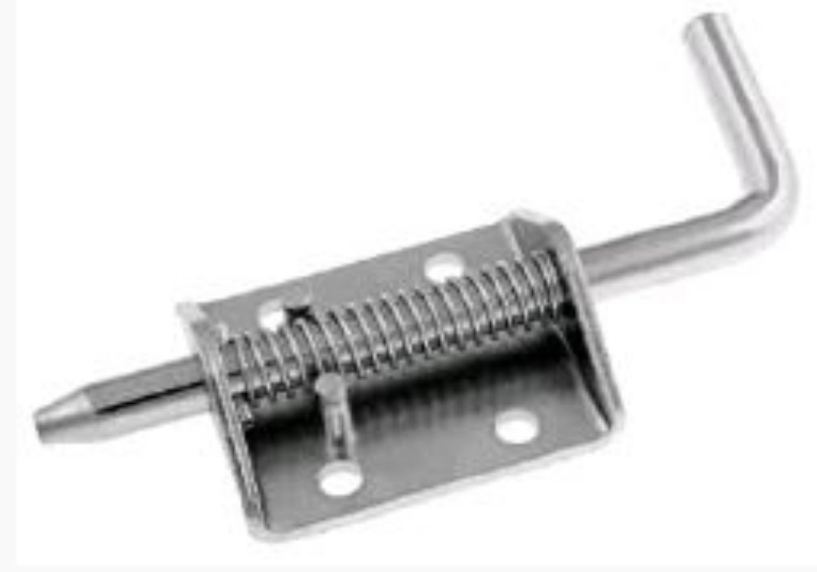 Picture of SMALL TAIL GATE LATCH SPRING LOADED 5mm Bolt RH Stainless Steal