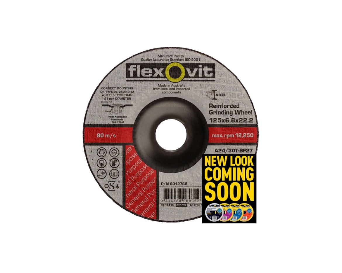 Picture of Flexovit Grinding Disc 125x6.8x22