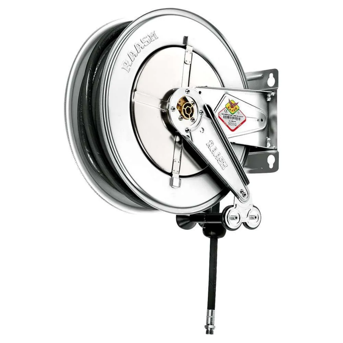 Picture of RAASM Stainless Steel 430 Series Reel With Swivel Bracket - Bare