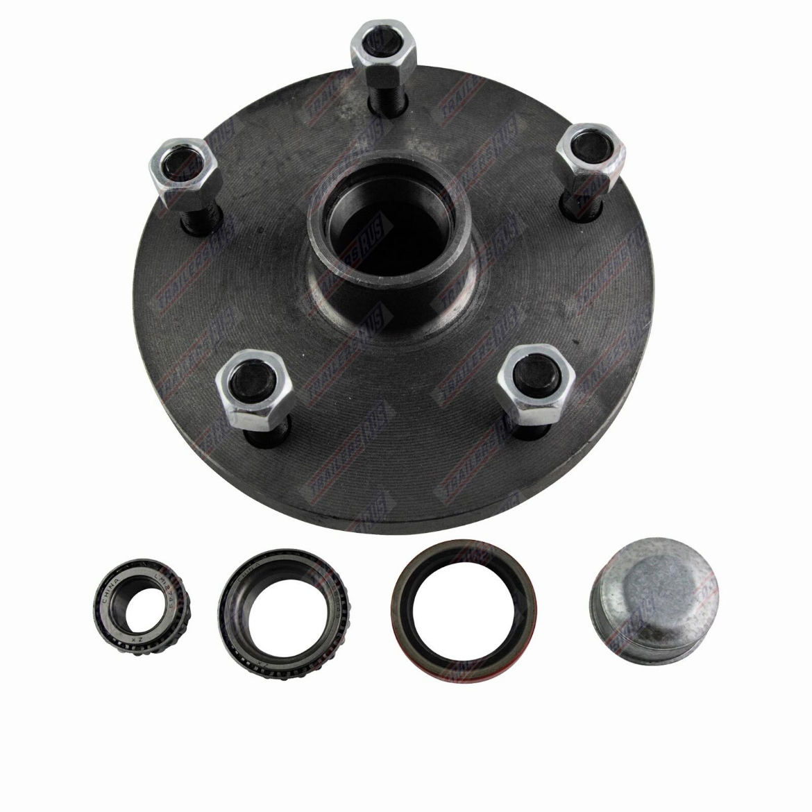 Picture of HUB KIT 2 X 5 STUD LANDCRUISER, SL BEARINGS, SEAL, DUSTCAP, NUT KIT