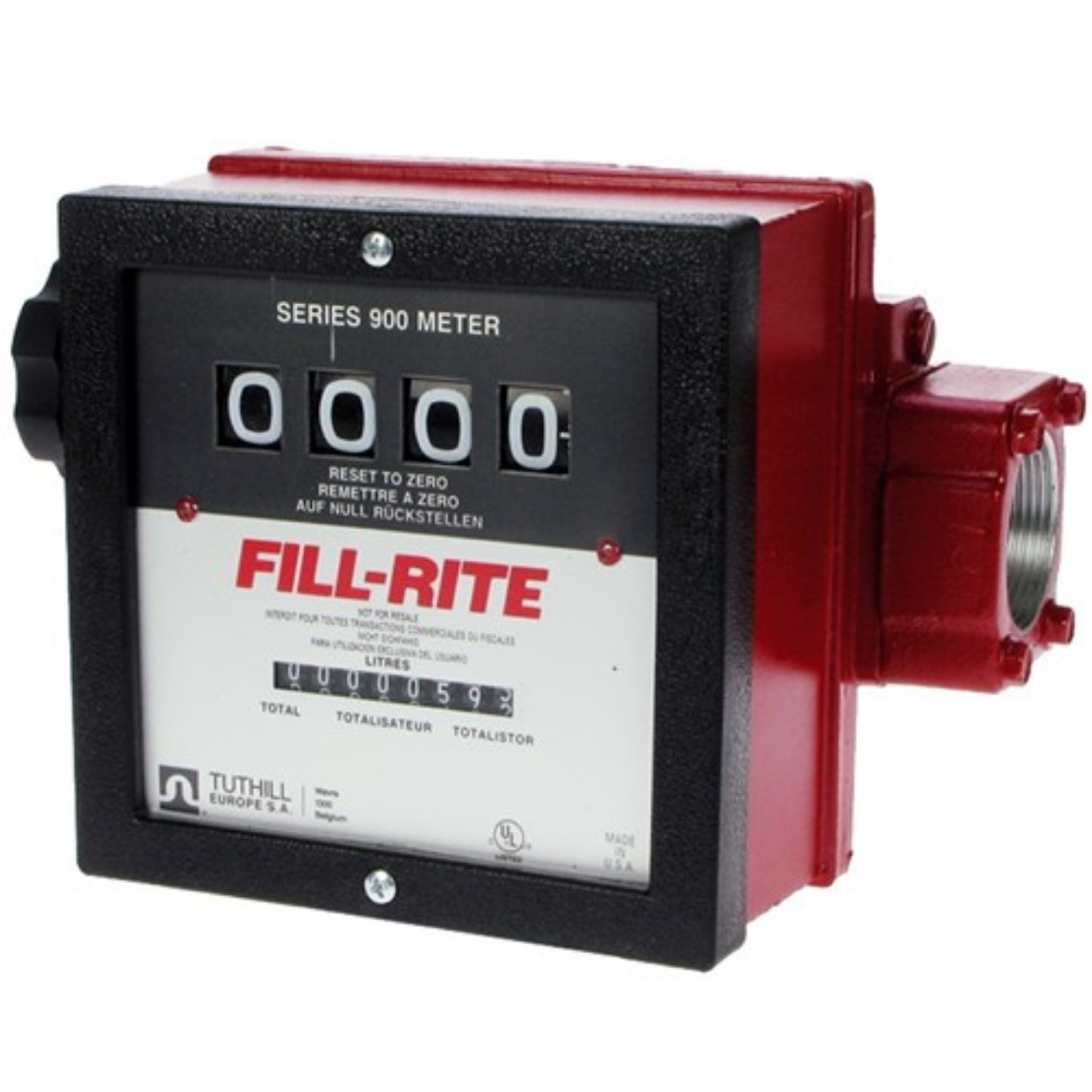 Picture of FILL-RITE 1-1/2 BSP quality FILL-RITE mechanical meter. 150 LPM max.