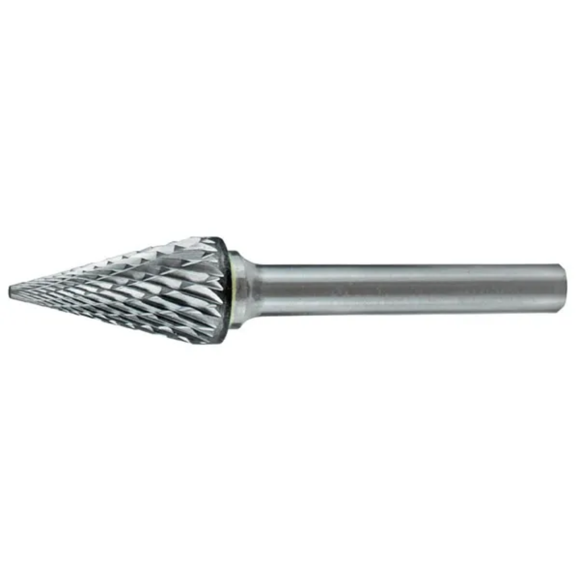 Picture of HOLEMAKER CARBIDE BURR, CONE SHAPE, 1/2" X 1" HEAD, 1/4" SHANK DC