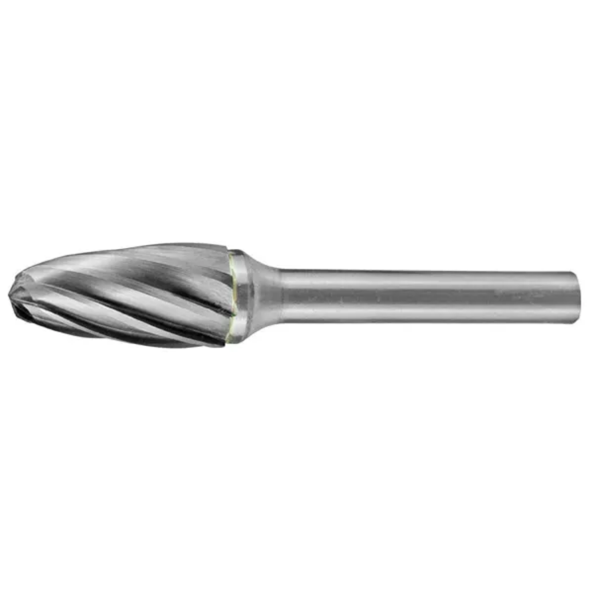 Picture of HOLEMAKER CARBIDE BURR, TREE SHAPE RADIUS END, 3/8" X 3/4" HEAD, 1/4" SHANK AC