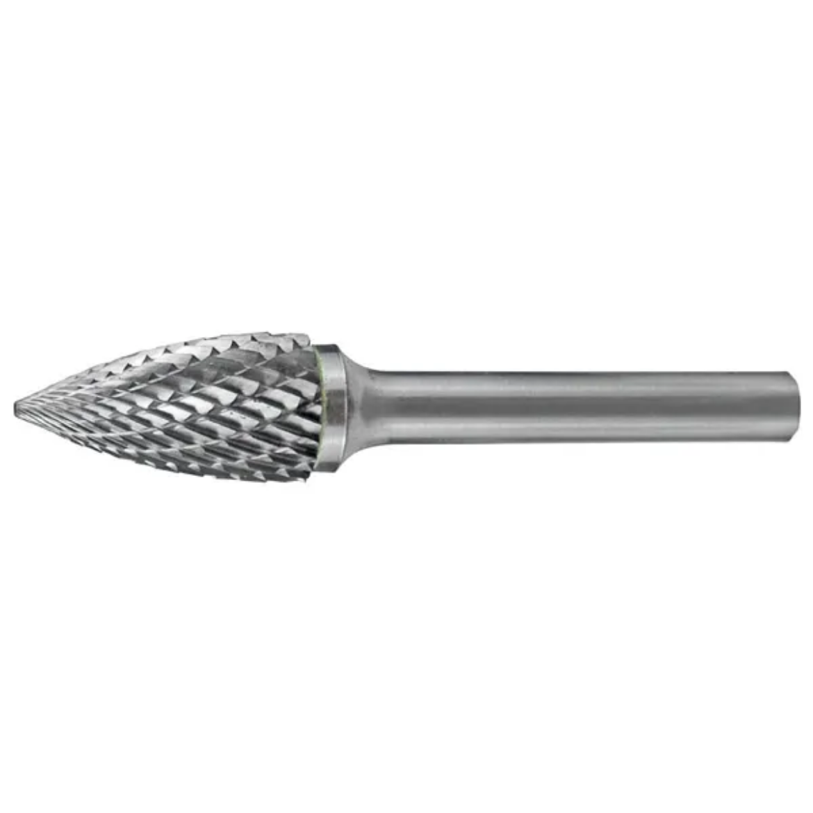 Picture of HOLEMAKER CARBIDE BURR, TREE SHAPE POINTED END 1/4" X 5/8" HEAD, 1/4" SHANK DC