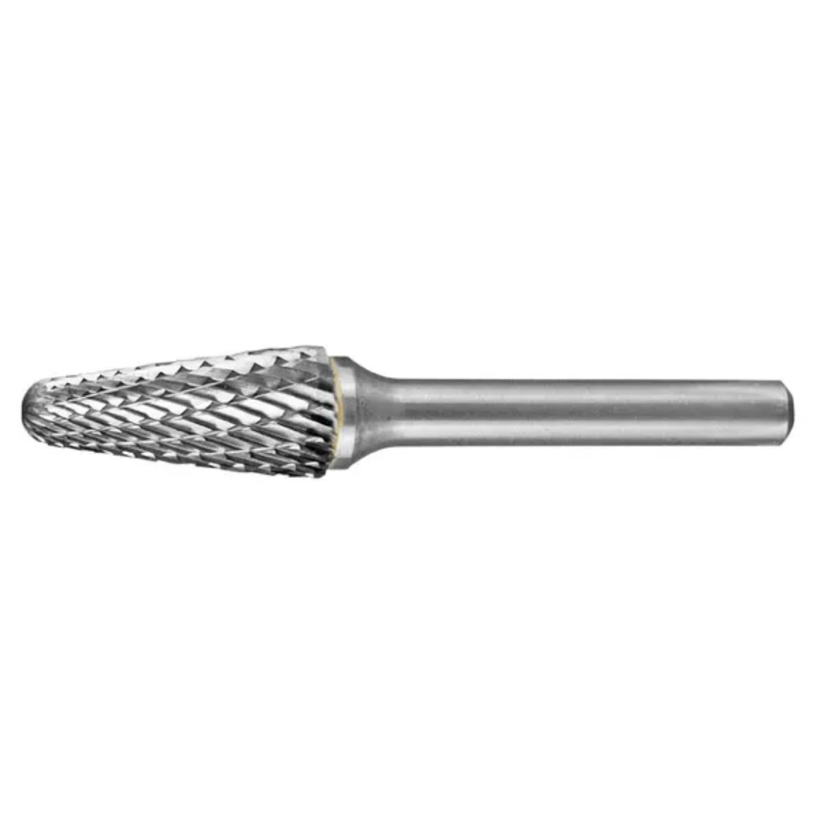 Picture of HOLEMAKER CARBIDE BURR, TAPERED RADIUS END, 1/4" X 5/8" HEAD, 1/4" SHANK DC