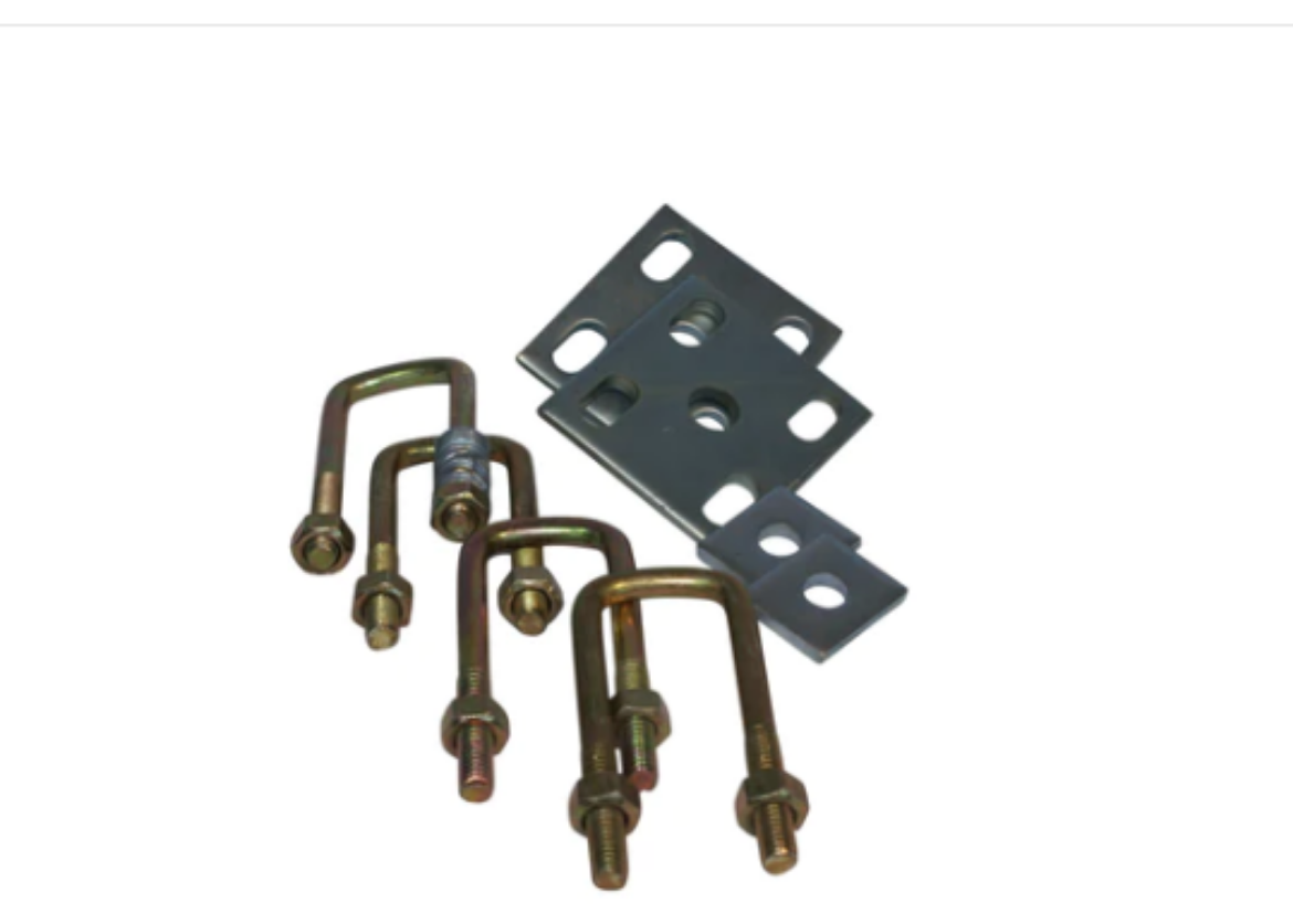 Picture of U BOLT KIT FISH PLATE PAD KIT 60MM R/ROLLER SPRINGS 60R 5/8" 7 & 8 LEAF
INCL. 4 X BT592666, 2 X BT590516, 2 X  BT590456, 8 X BT590120, 8 X BT190057