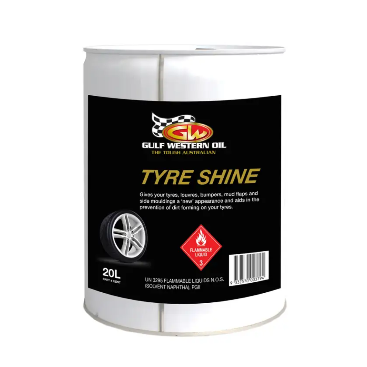 Picture of TYRE SHINE 20L SILICONE BASED