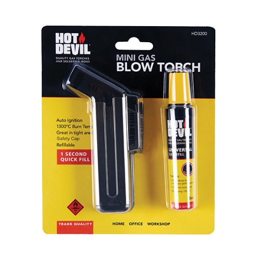 Picture of MINI GAS BLOW TORCH (INCLUDES BONUS 18ML GAS REFILL)