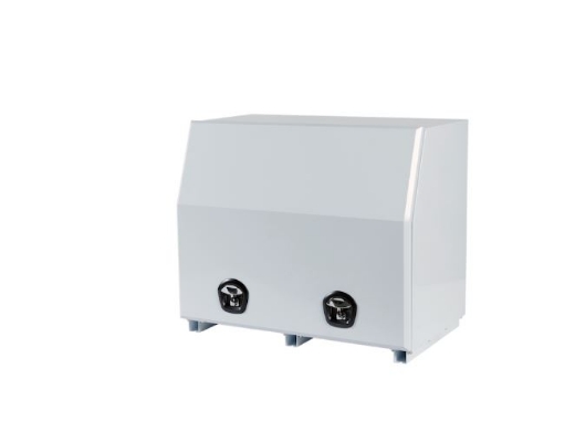 Picture of PARAMOUNT 850H SERIES STEEL MINEBOX - SIDE BY SIDE - 4 DRAWER - WHITE (1000 X 616 X 850MM)