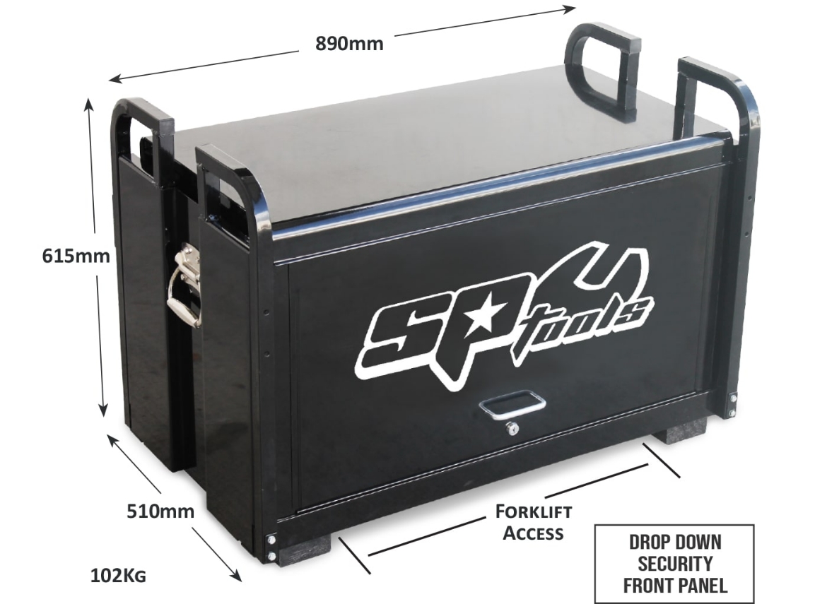 Picture of FIELD SERVICE TOOL KIT - 413PC - METRIC/SAE - BLACK - PLUS BONUS EVA STORAGE TRAYS