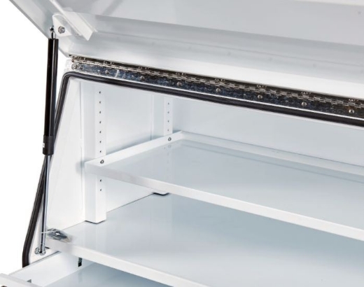 Picture of PARAMOUNT 950H SERIES STEEL MINEBOX TOOLBOX - 8 INTERNAL DRAWERS - WHITE (1280 X 616 X 950MM)