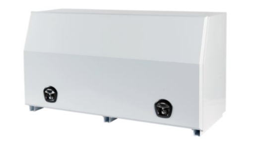 Picture of PARAMOUNT 850H SERIES STEEL MINEBOX - SIDE BY SIDE - 4 DRAWERS - WHITE (1565 X 616 X 850MM)
