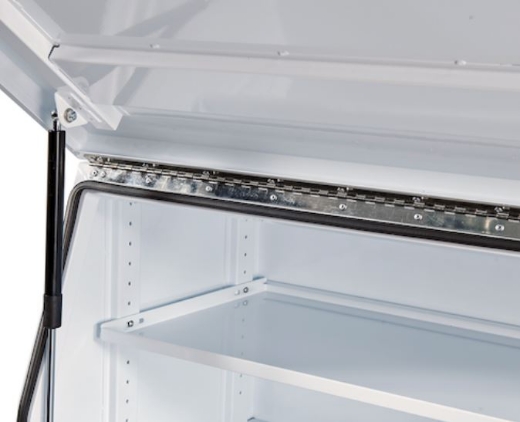 Picture of PARAMOUNT 850H SERIES STEEL MINEBOX - SIDE BY SIDE - 4 DRAWERS - WHITE (1565 X 616 X 850MM)