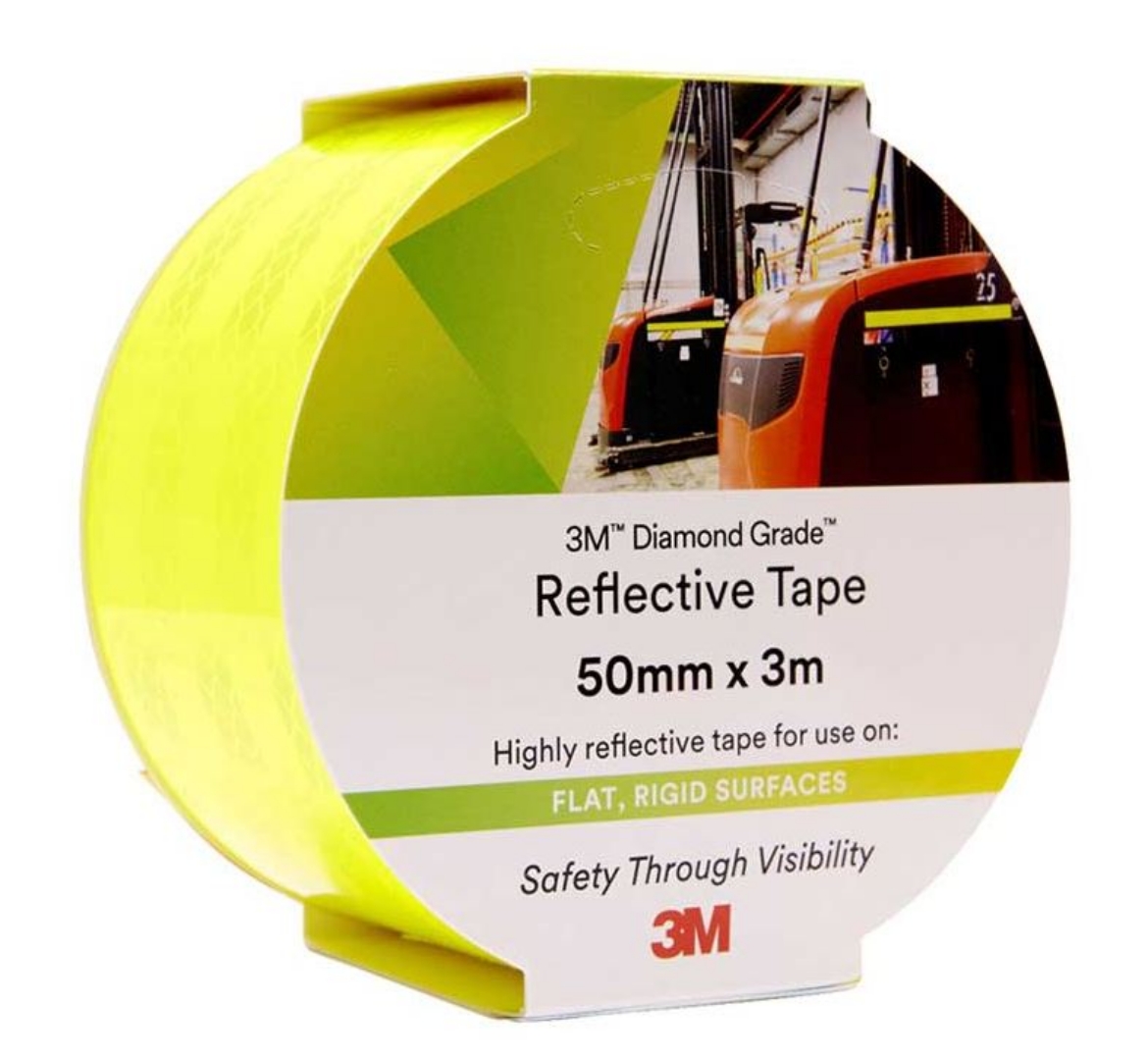 Picture of 3M™ Diamond Grade™ Conspicuity Markings 983-23l, Fluoro Yellow/Green 50mm x 3M
