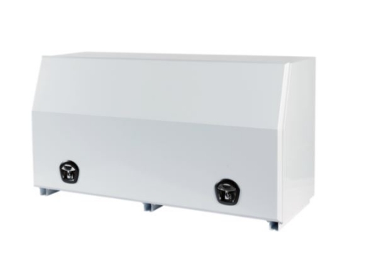 Picture of PARAMOUNT 850H SERIES STEEL MINEBOX - SIDE BY SIDE - 4 DRAWERS - WHITE (1850 X 616 X 850MM)