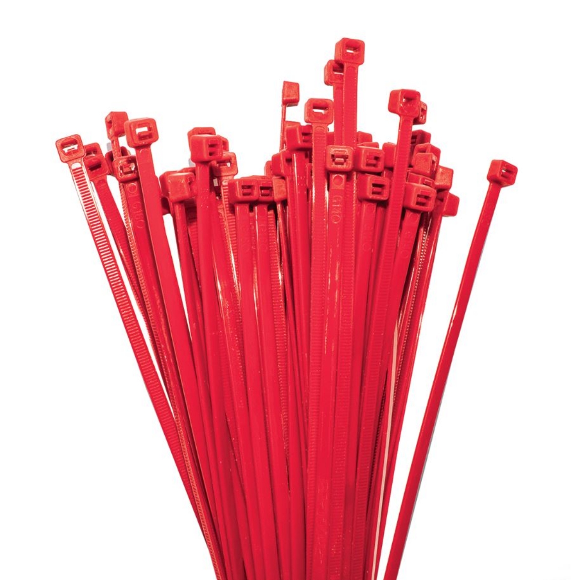 Picture of CABLE TIE NYLON 200X4.8MM RED (100)