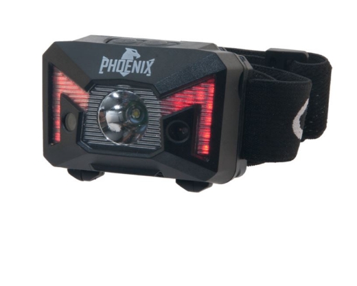 Picture of Phoenix Rechargeable Headlamp 3W, 5 Beam Pattern, Motion Activated