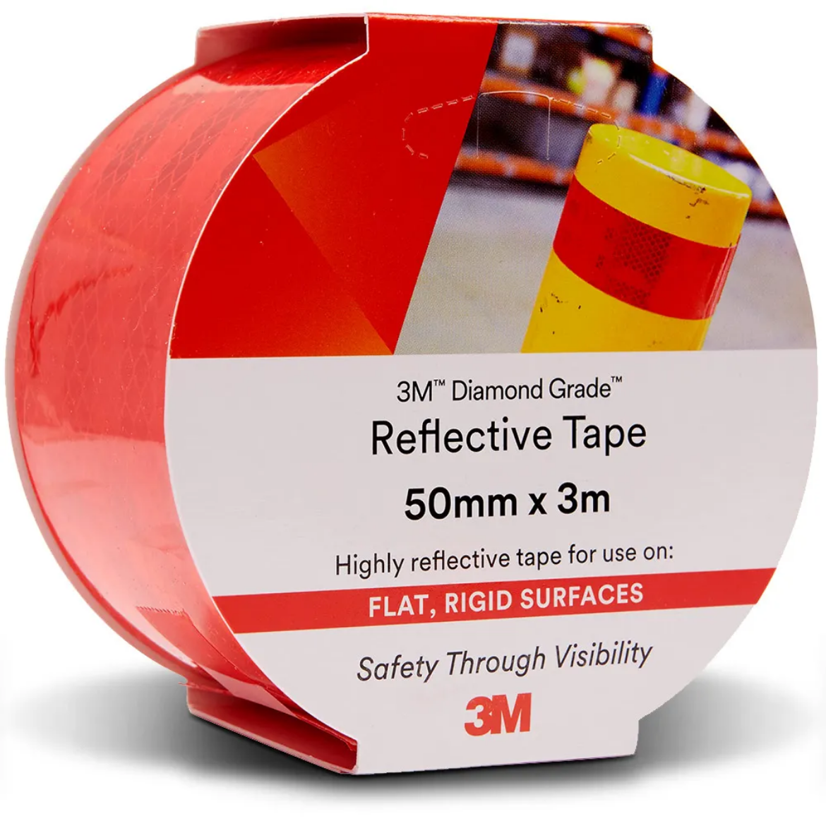 Picture of 3M™ Diamond Grade™ Conspicuity Markings 983- 72l, Red 50mm x 3M
