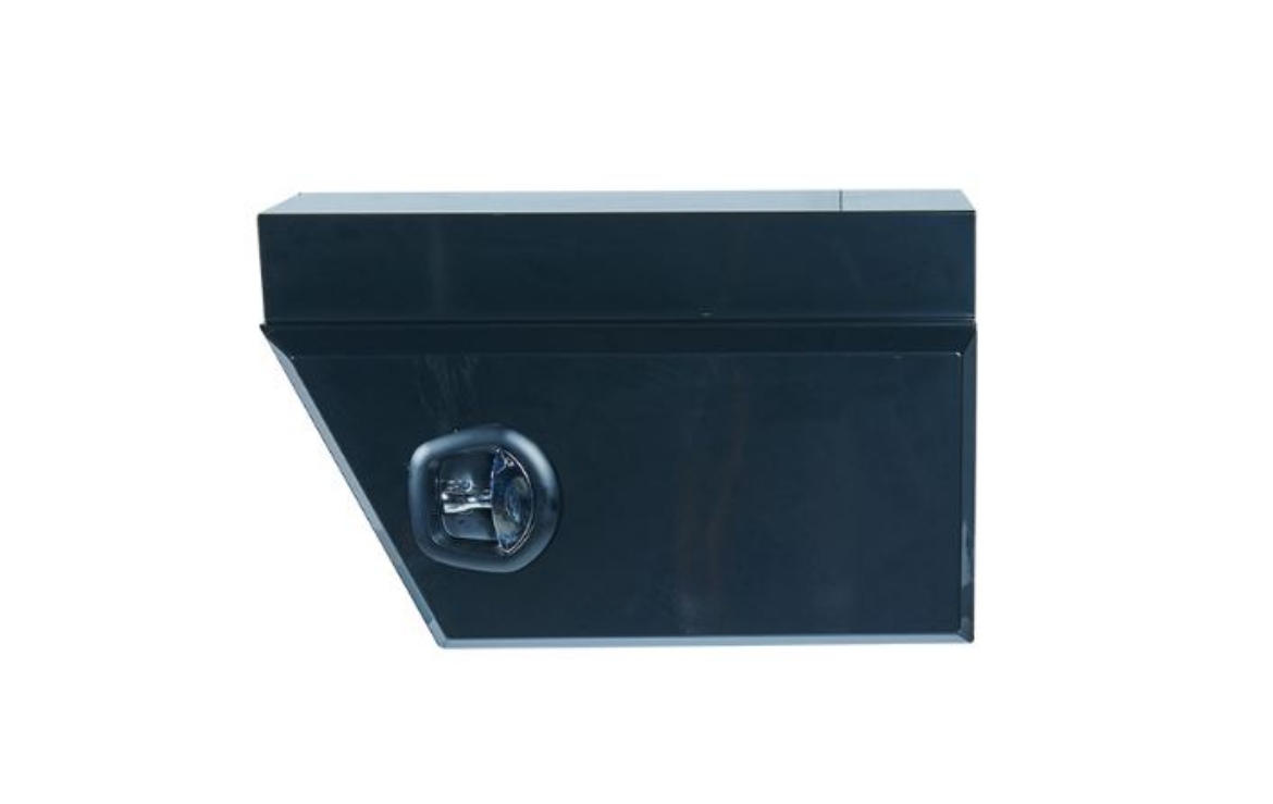 Picture of PARAMOUNT STANDARD UNDER TRAY STEEL TOOLBOX - RIGHT OF WHEEL - BLACK (660/510L X 260W X 405H)
