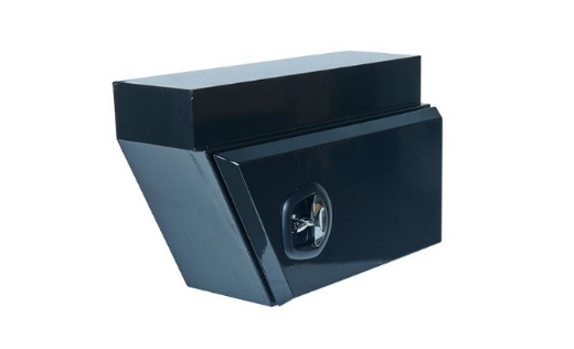 Picture of PARAMOUNT STANDARD UNDER TRAY STEEL TOOLBOX - RIGHT OF WHEEL - BLACK (660/510L X 260W X 405H)