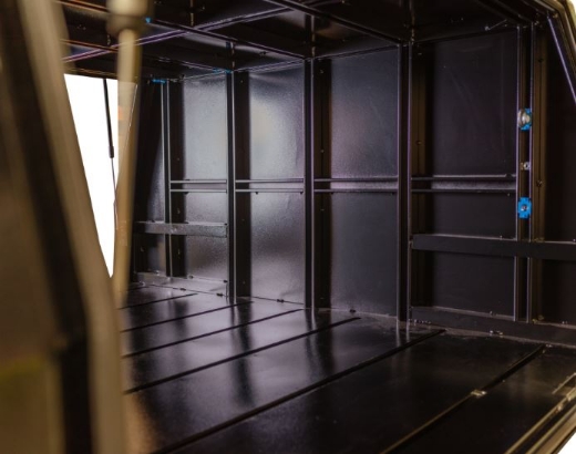 Picture of PARAMOUNT UTE CANOPY - BLACK - ALUMINIUM (1500L X 1800W X 871H)