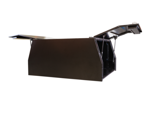 Picture of PARAMOUNT ALUMINIUM UTE CANOPY - RIPPLE BLACK - 1200L x 1800W x 871H